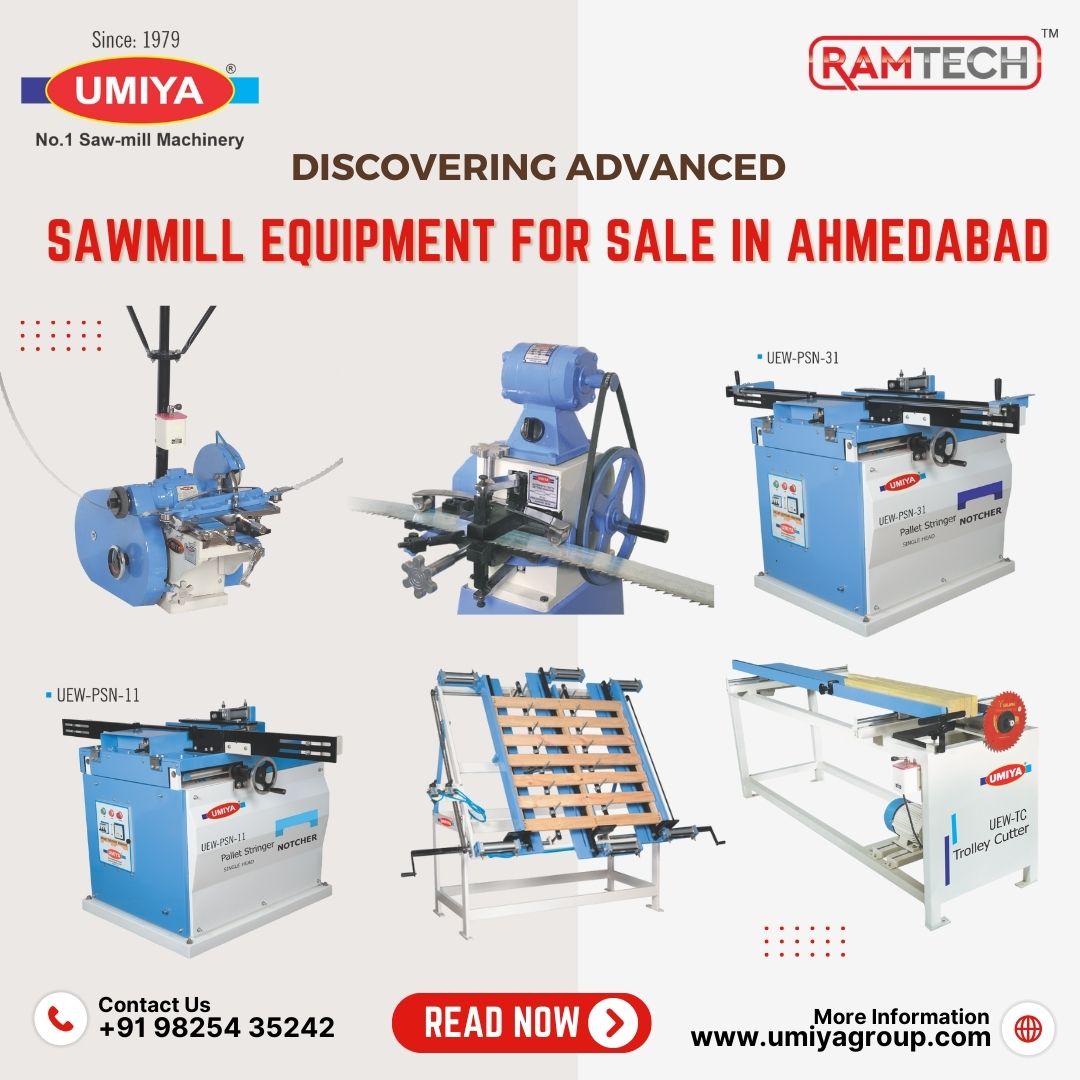 Discovering Advanced Sawmill Equipment for Sale in Ahmedabad - Umiya Group